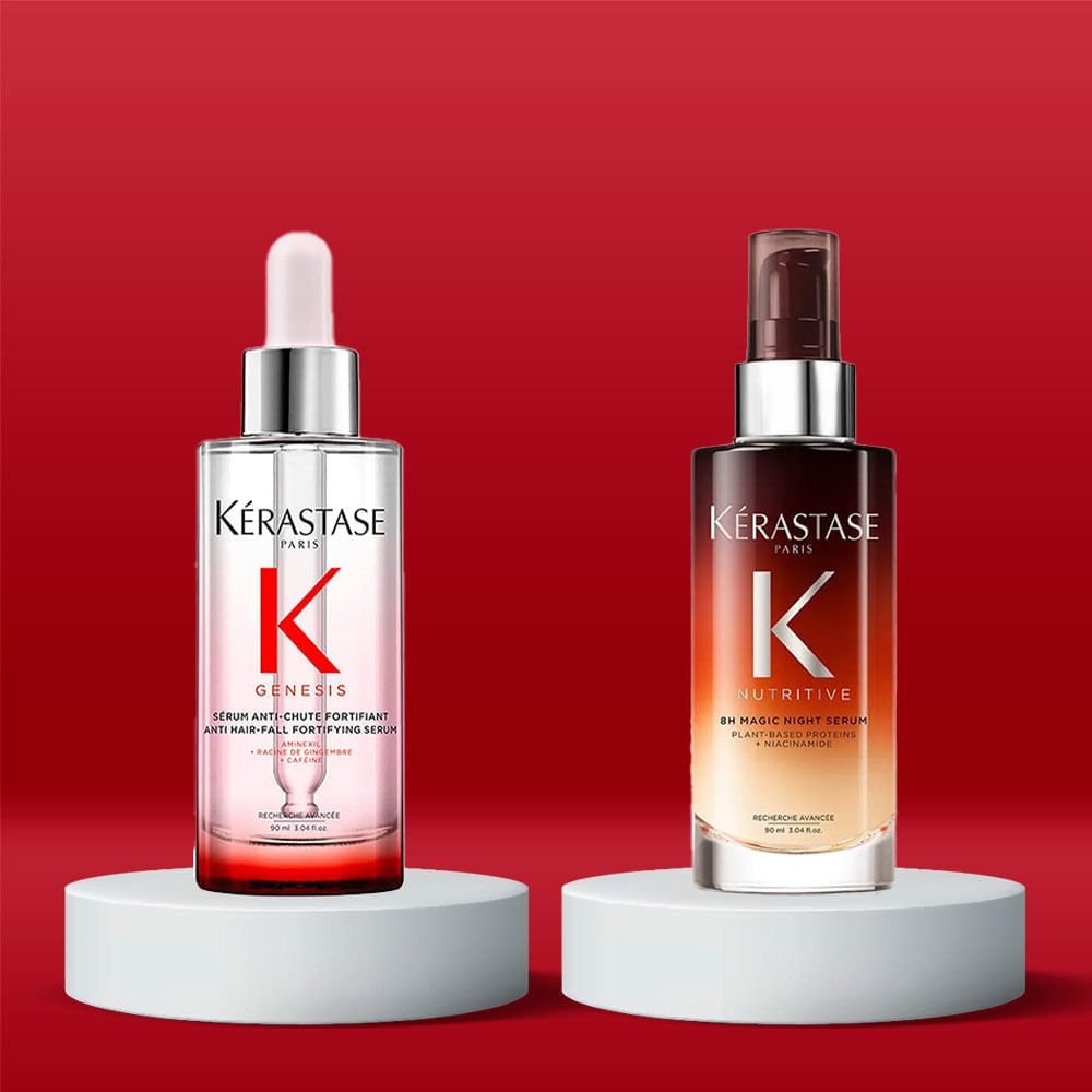 Kerastase Kit - Sérum Genesis Anti-chute Fortifiant + Sérum Nutritive 8h Magic Night ÚNICO 2