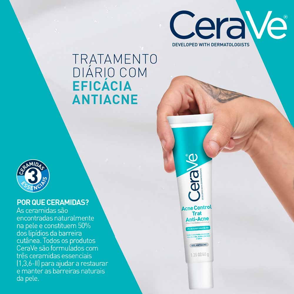 Gel Antiacne CeraVe Acne Control Trat Anti-Acne 40g 4
