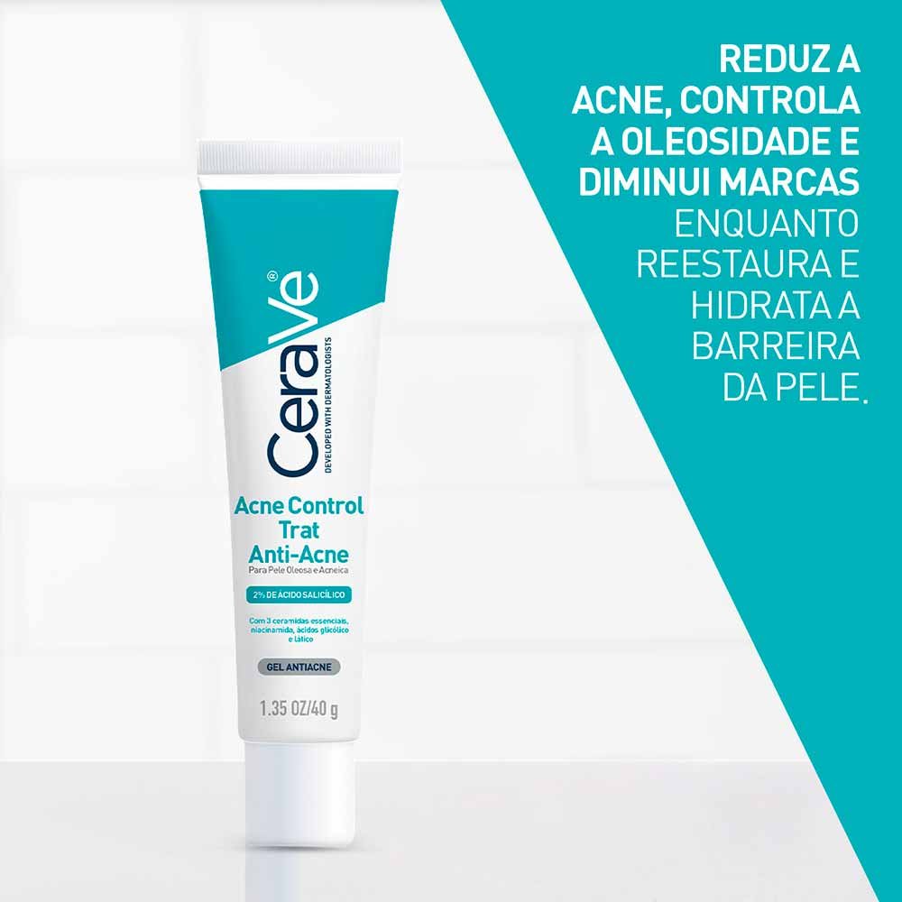 Gel Antiacne CeraVe Acne Control Trat Anti-Acne 40g 5