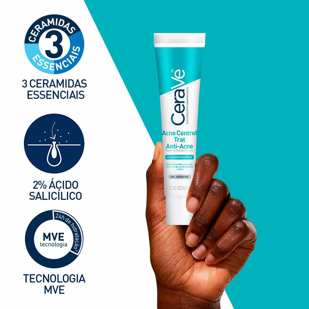 Gel Antiacne CeraVe Acne Control Trat Anti-Acne 40g 7