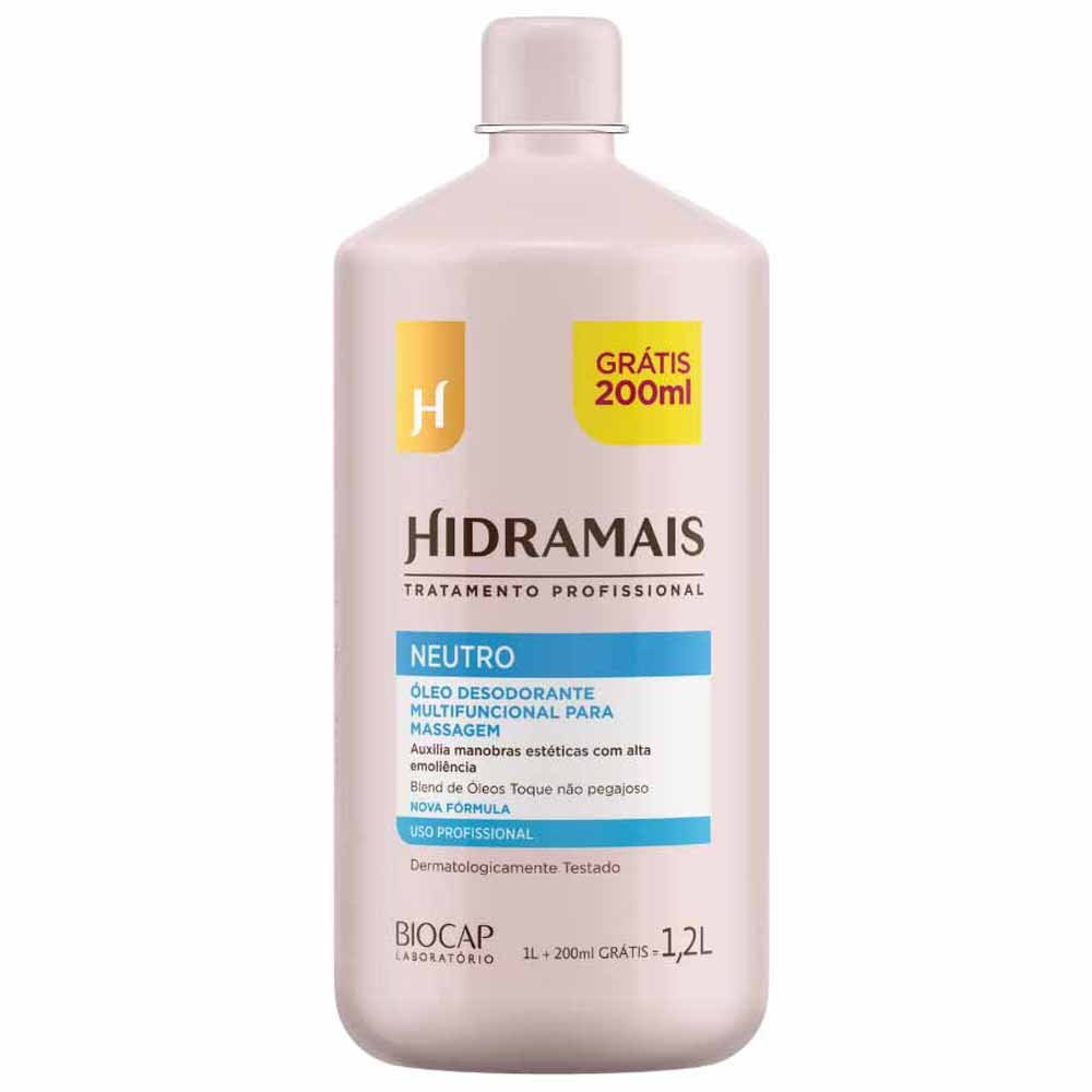 Óleo de Massagem Neutro Hidramais Profissional