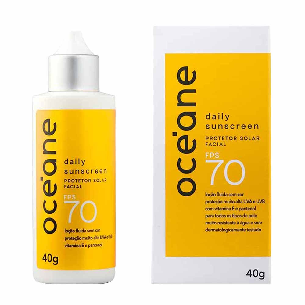 Protetor Solar Facial Océane Daily Sunscreenl Fps70 40g 2