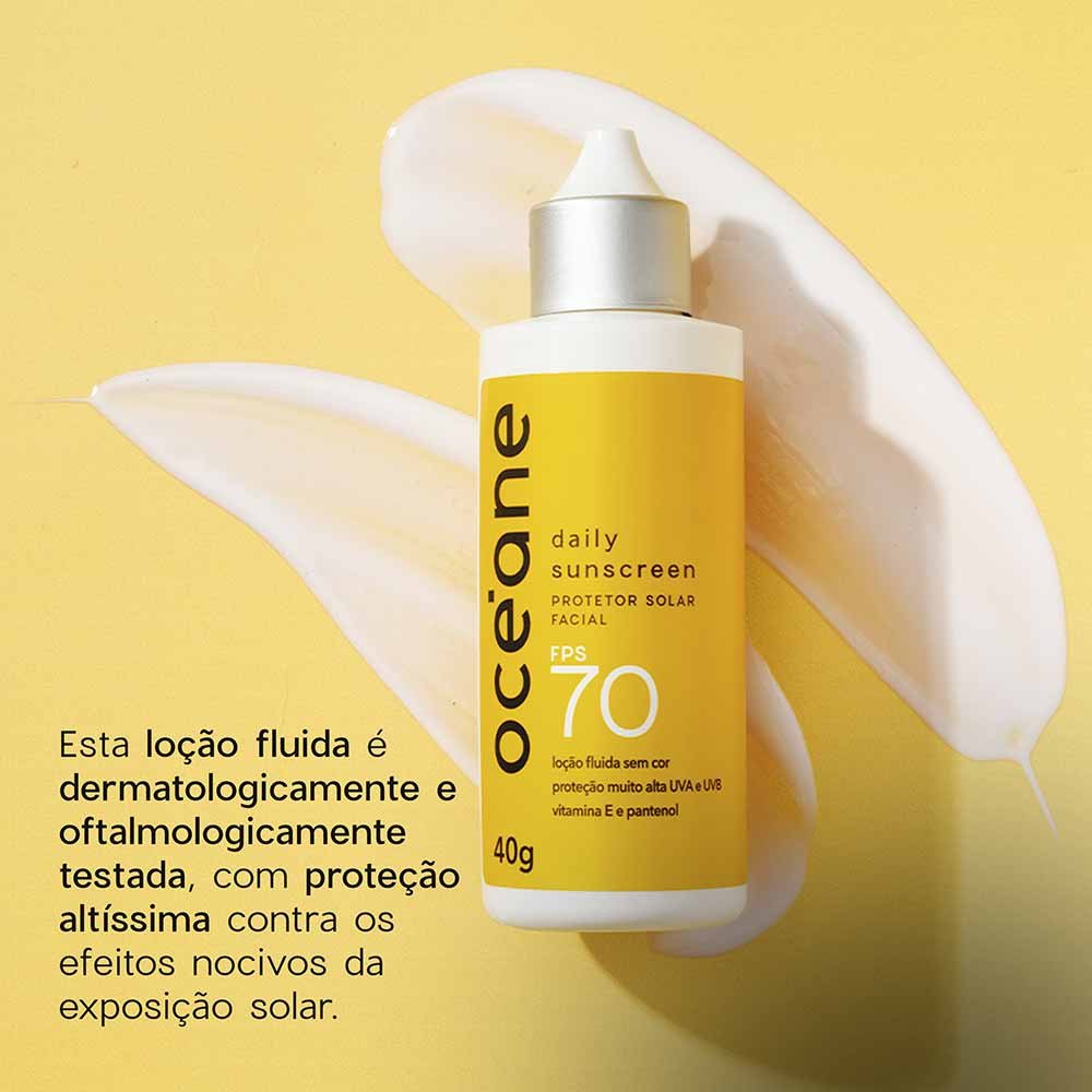 Protetor Solar Facial Océane Daily Sunscreenl Fps70 40g 6
