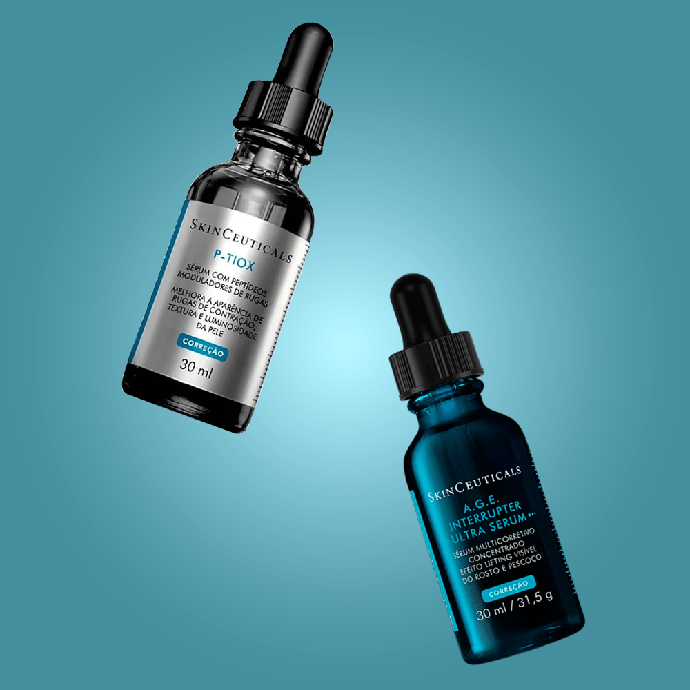 Kit SkinCeuticals Antienvelhecimento - P-Tiox + A.G.E. Interrupter ÚNICO 3