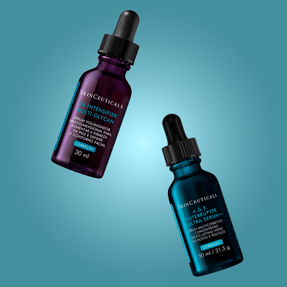Kit SkinCeuticals Firmeza - A.G.E. Interrupter + H.A. Intensifier ÚNICO 3