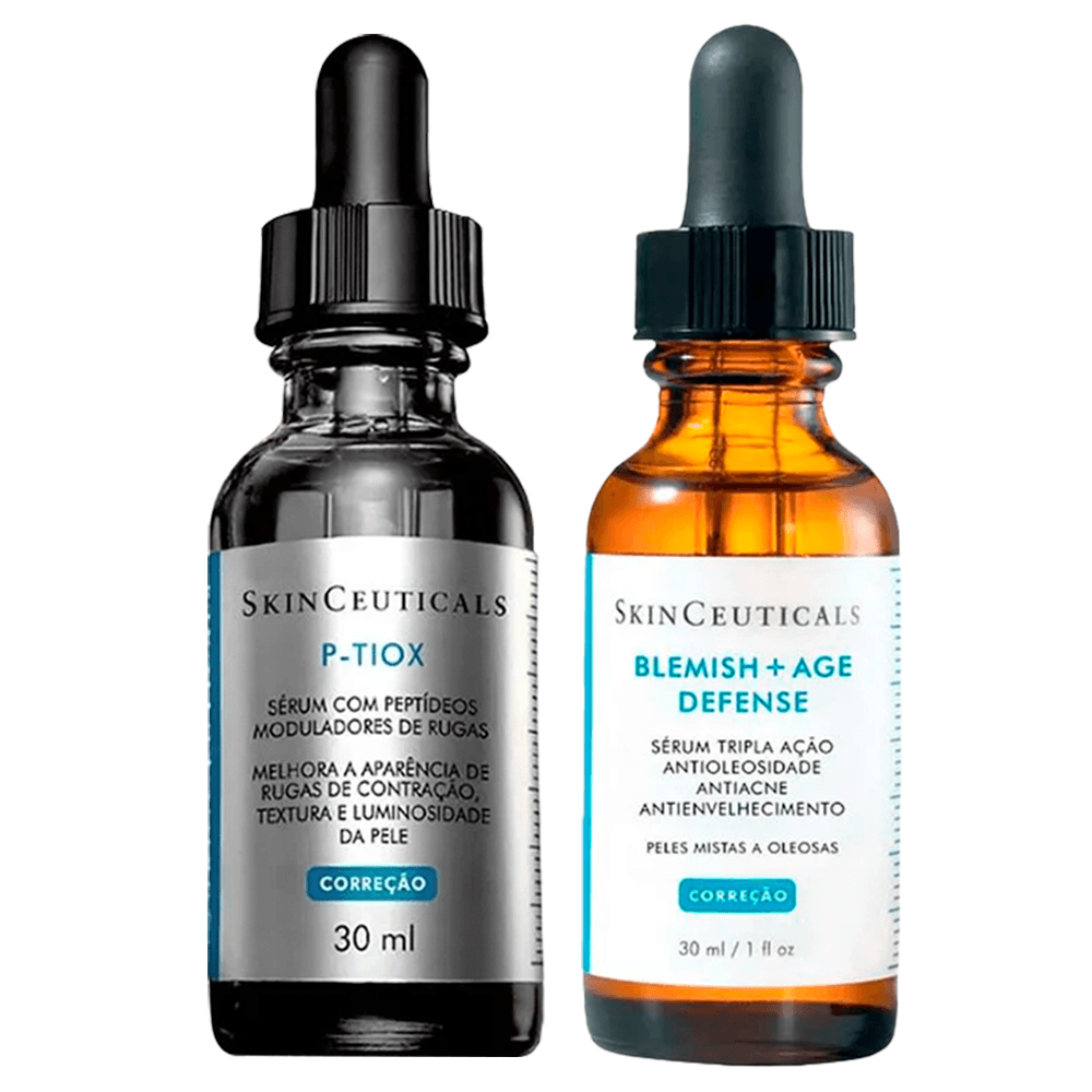 Kit SkinCeuticals Rugas e Acne - P-Tiox + Blemish + Age