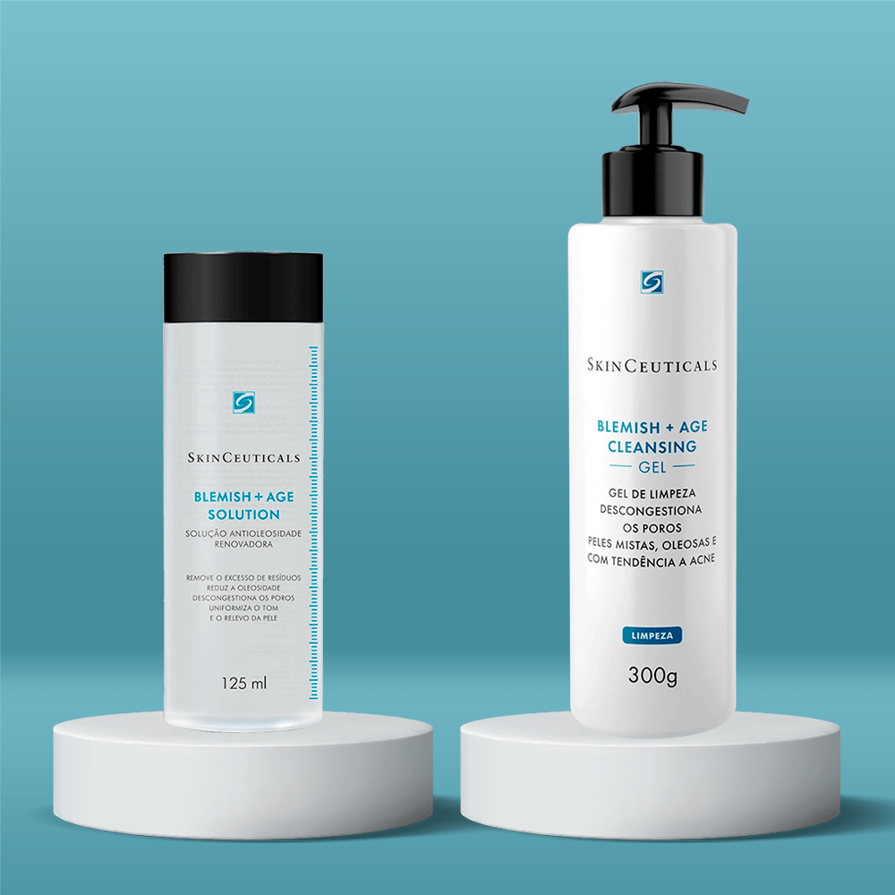 Kit SkinCeuticals Blemish - Sabonete + Tônico para Pele Oleosa ÚNICO 2
