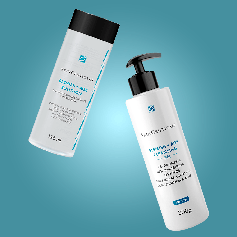 Kit SkinCeuticals Blemish - Sabonete + Tônico para Pele Oleosa ÚNICO 3