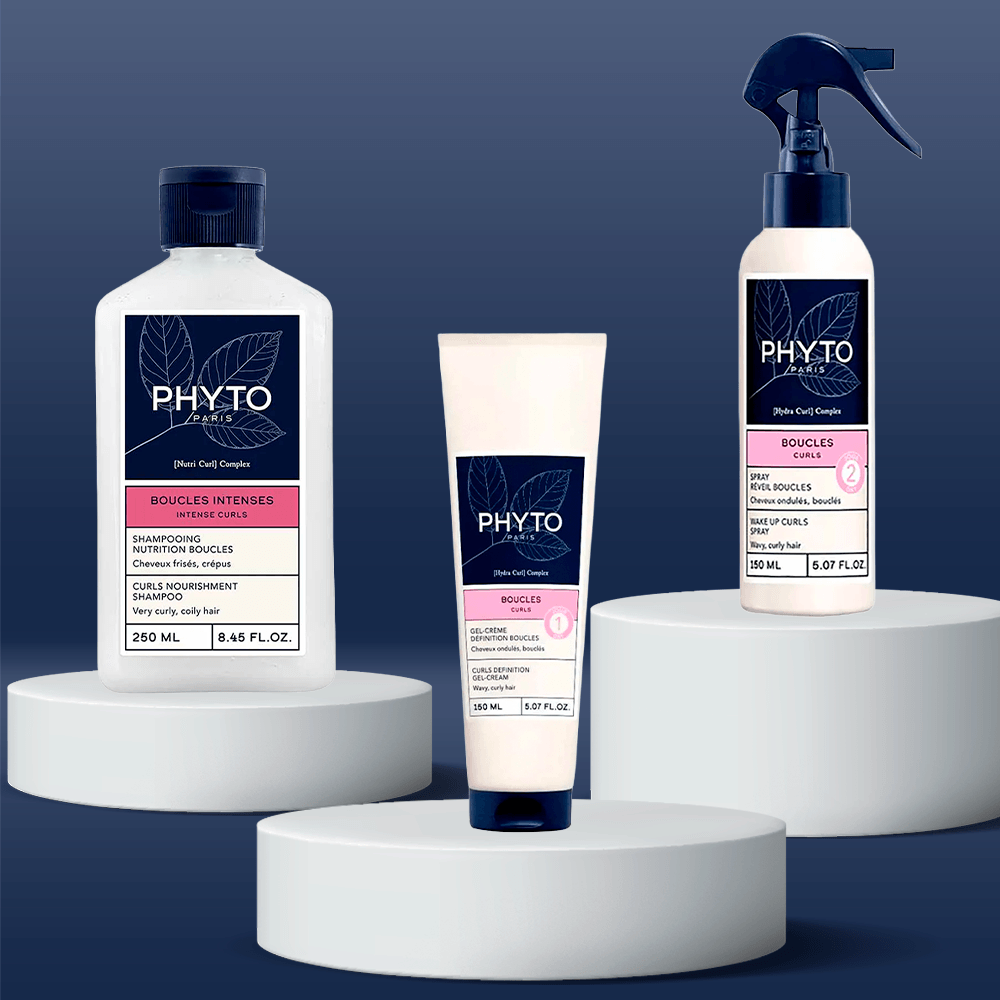 Kit Phyto Curls – Shampoo + Condicionador + Spray Ativador ÚNICO 2