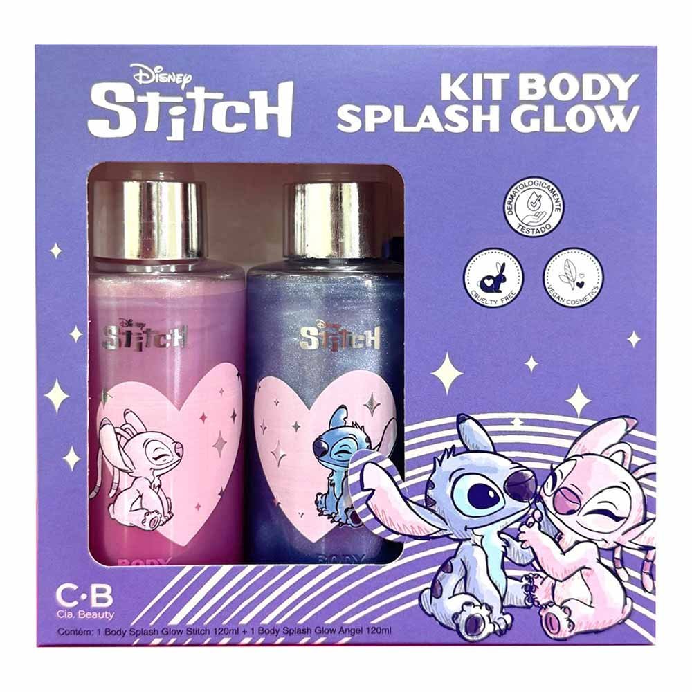 KIT 2 BODY SPLASH GLOW STITCH E ANGEL 120ml ÚNICO 2