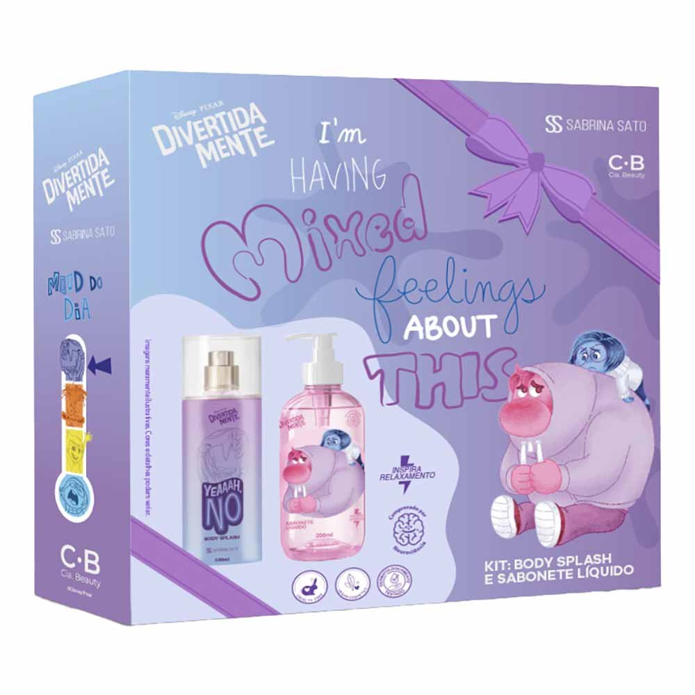 Kit Cia Beauty Divertidamente - Body Splash Tédio + Sabonete Líquido Vergonha e Tristeza ÚNICO 2