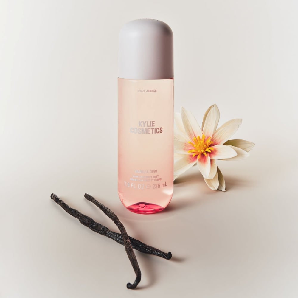 Bruma Capilar e Corporal Kylie Cosmetics Vanilla Dew Hair & Body Mist 236ml 3