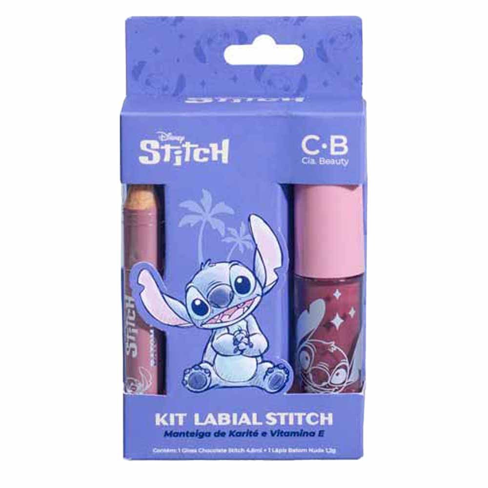 Kit Cia Beauty Stitch - Lápis Labial + Gloss