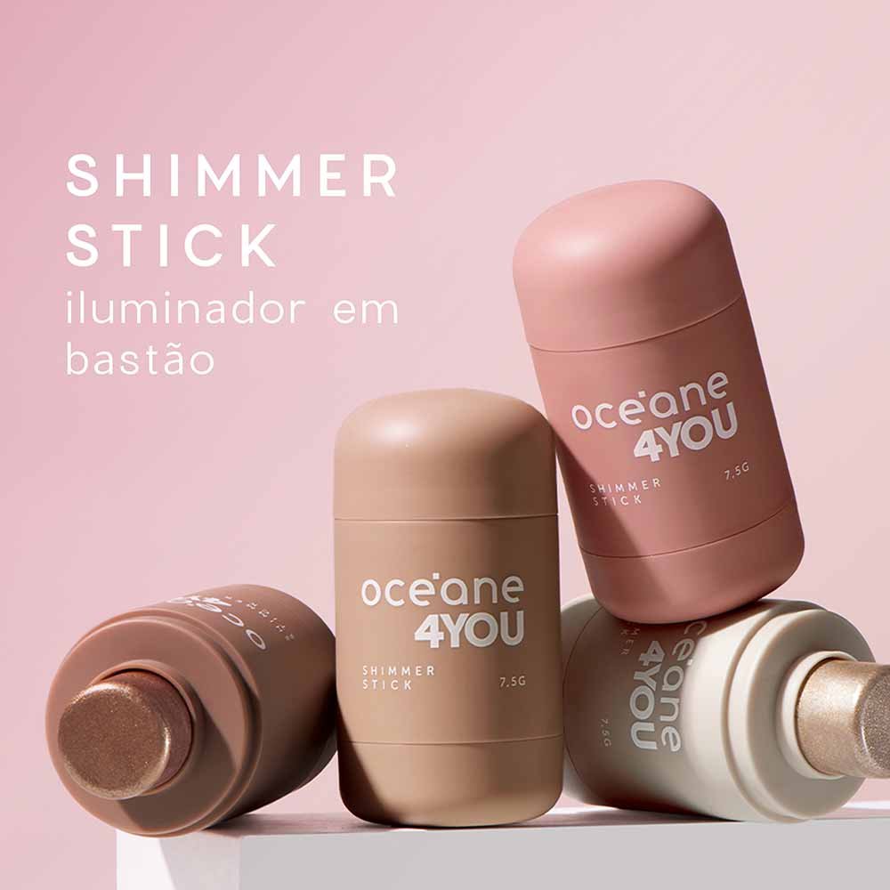 Iluminador em Bastão Océane 4 You Shimmer Stick Iced Pearl 4