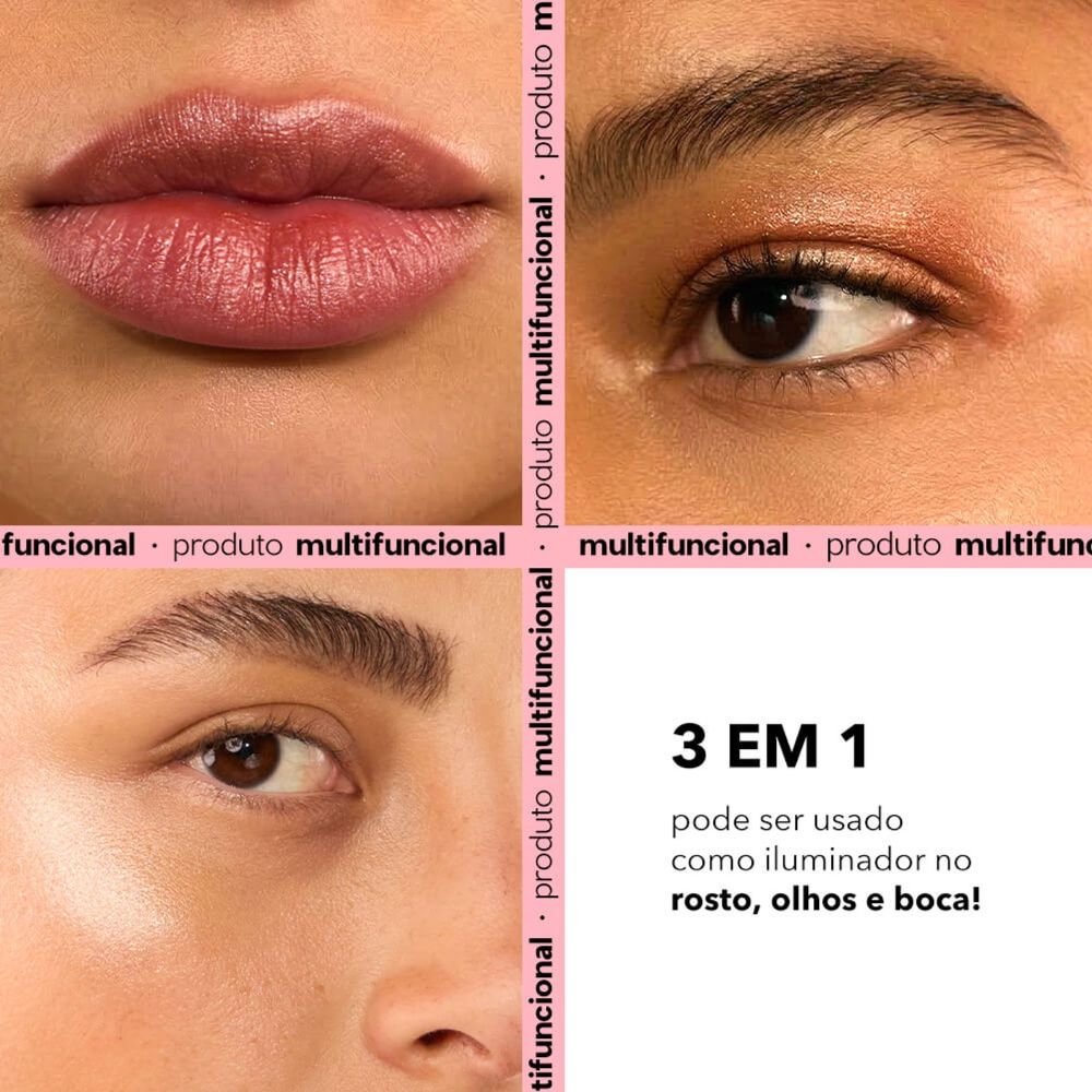 Iluminador em Bastão Océane 4 You Shimmer Stick Iced Pearl 5