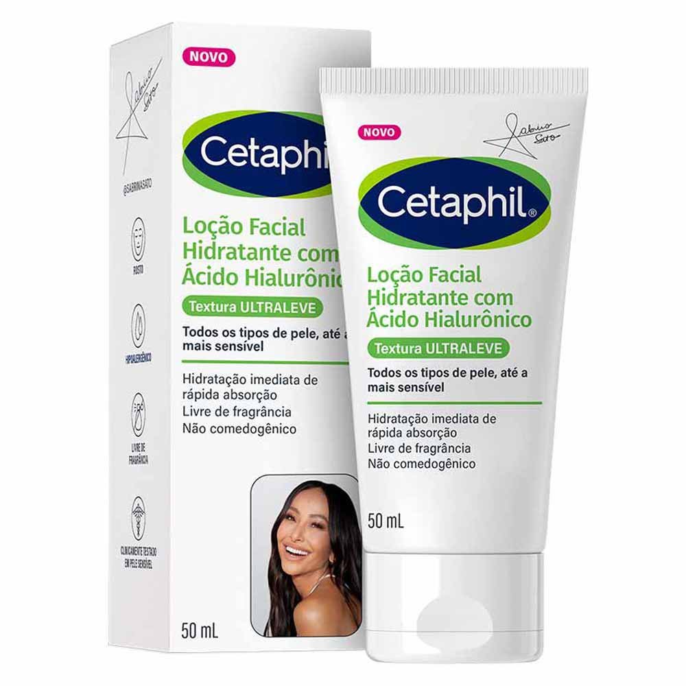 Loção Facial Hidratante com Ácido Hialurônico Cetaphil 50ml 2
