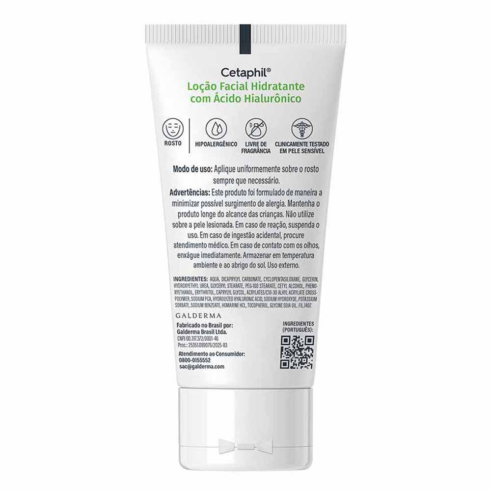 Loção Facial Hidratante com Ácido Hialurônico Cetaphil 50ml 3
