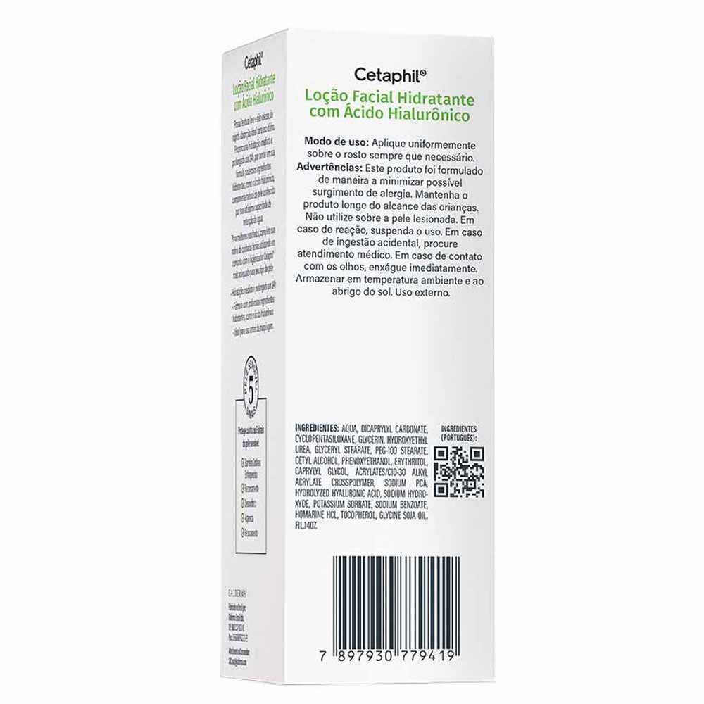 Loção Facial Hidratante com Ácido Hialurônico Cetaphil 50ml 6