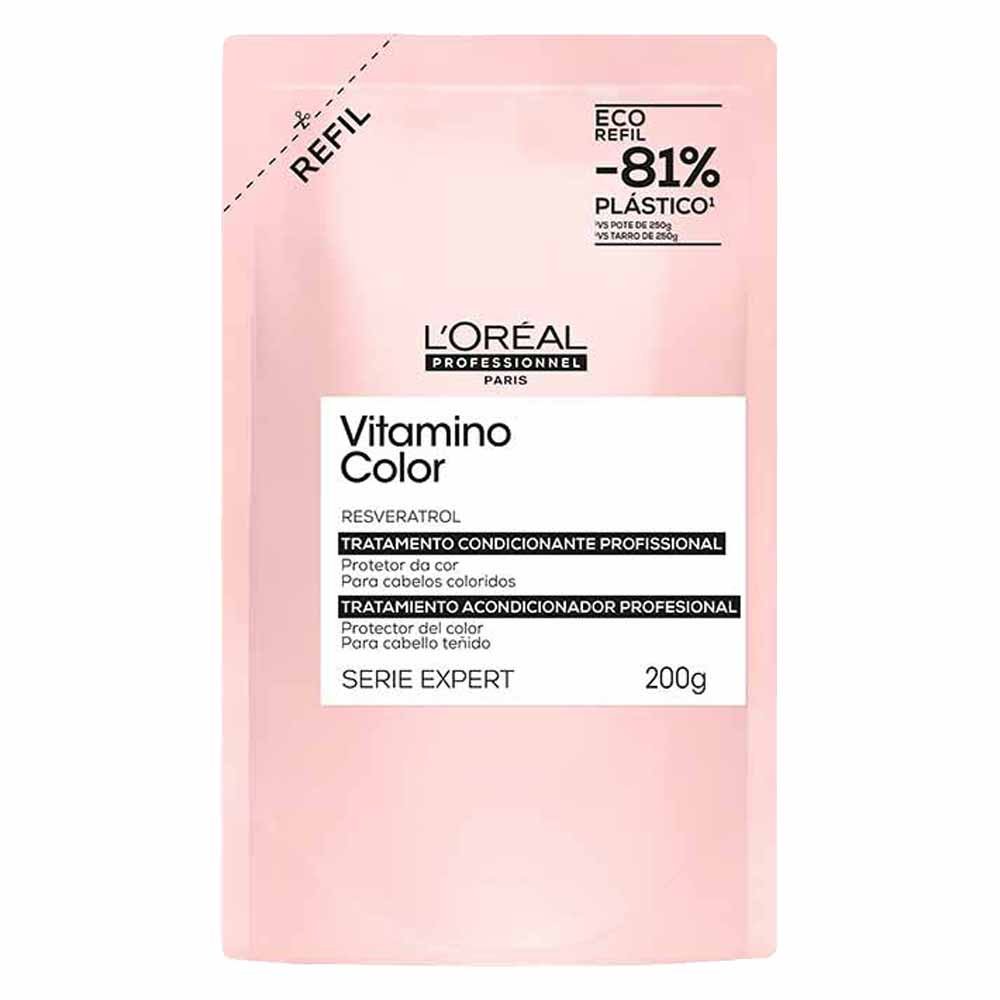 Refil Máscara de Tratamento L'oreal Professional Vitamino Color para Cabelos Coloridos