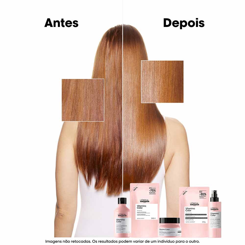 Refil Máscara de Tratamento L'oreal Professional Vitamino Color para Cabelos Coloridos 200g 3