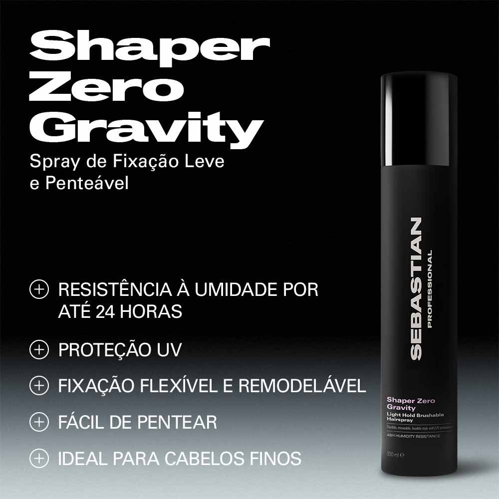 Spray Fixador Sebastian Shaper Zero Gravity 300ml 3