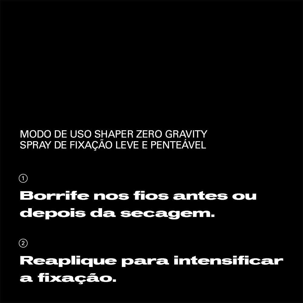 Spray Fixador Sebastian Shaper Zero Gravity 300ml 4