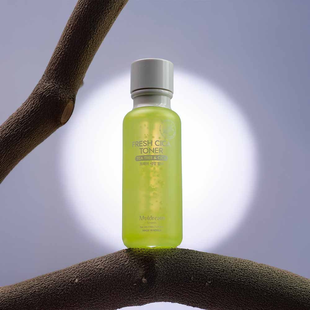 Sérum Tônico Muldream Vegan Green Mild Fresh de Tea Tree e Cica 110ml 2
