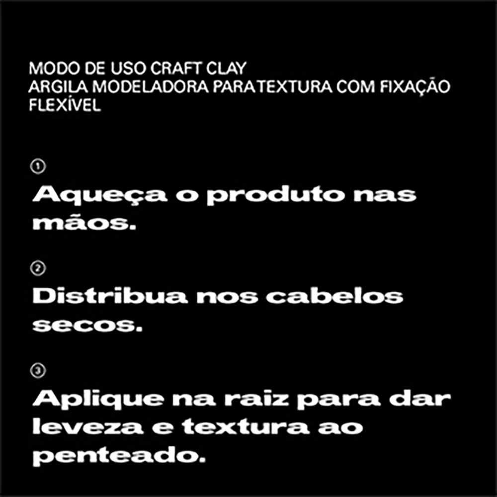 Argila Texturizadora Styling & Texture Craft Clay 50g 4
