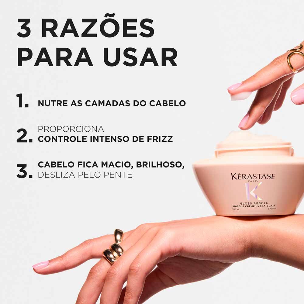 Máscara Kerástase Gloss Absolu Riche Hydra-Glaze 200ml 4