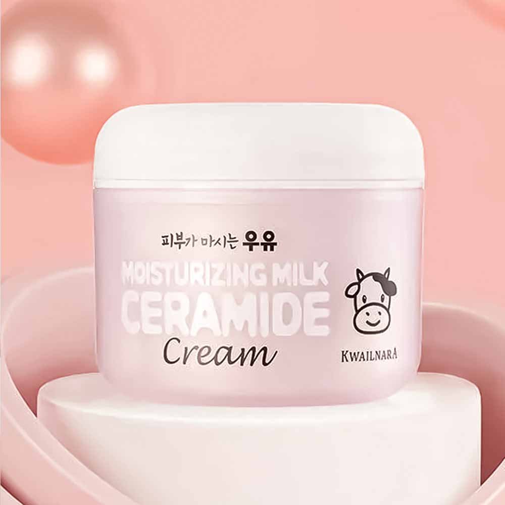 Creme Hidratante Facial Kwailnara de Ceramida e Leite 100ml 2