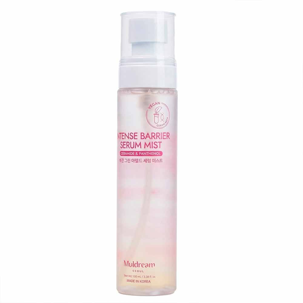 Sérum Facial em Spray Muldream Vegan Green Mild Intense de Ceramida e Pantenol