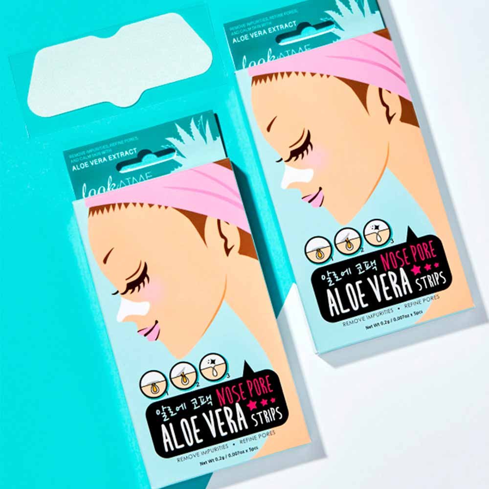 Adesivo de Limpeza para Nariz Look At Me de Aloe Vera ÚNICO 2