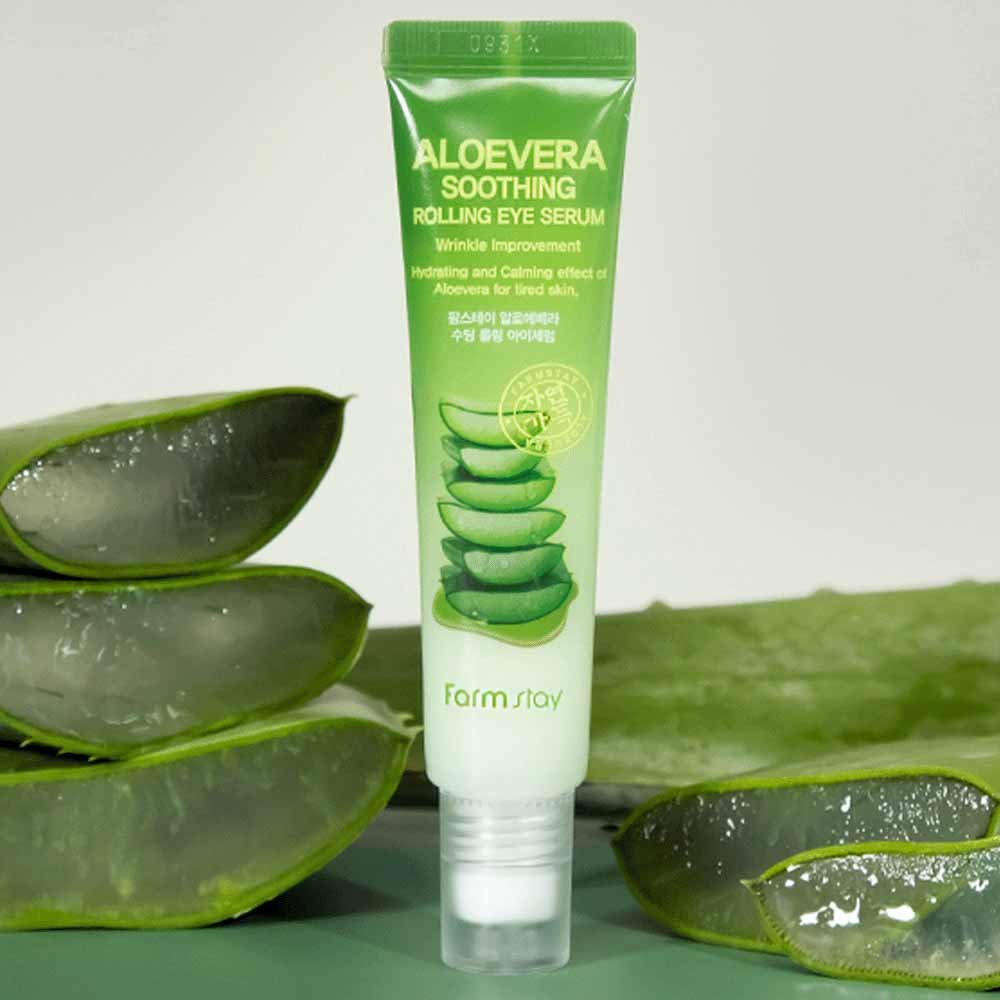 Sérum de Olhos Farmstay Rolling Eye de Aloe 25ml 3