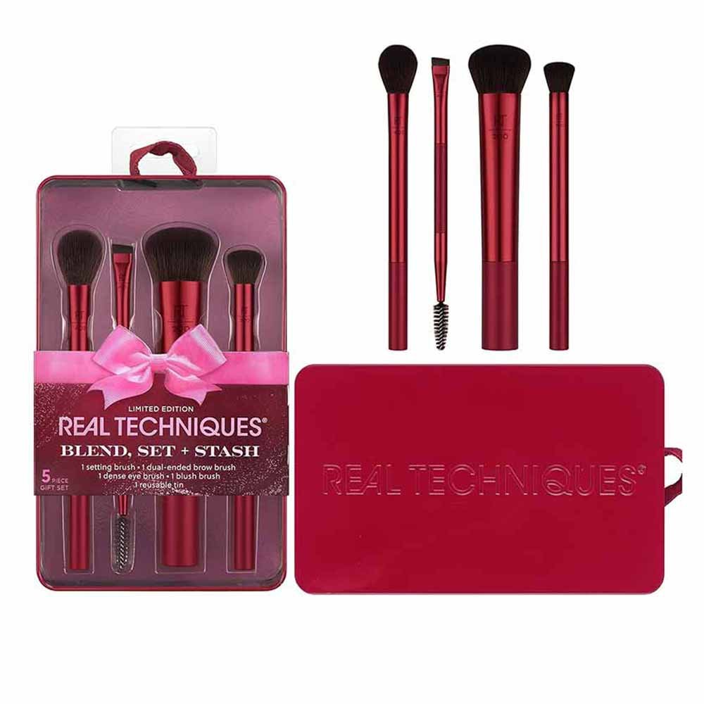 Kit de Pincéis Real Techniques Blend, Set + Stash ÚNICO 2