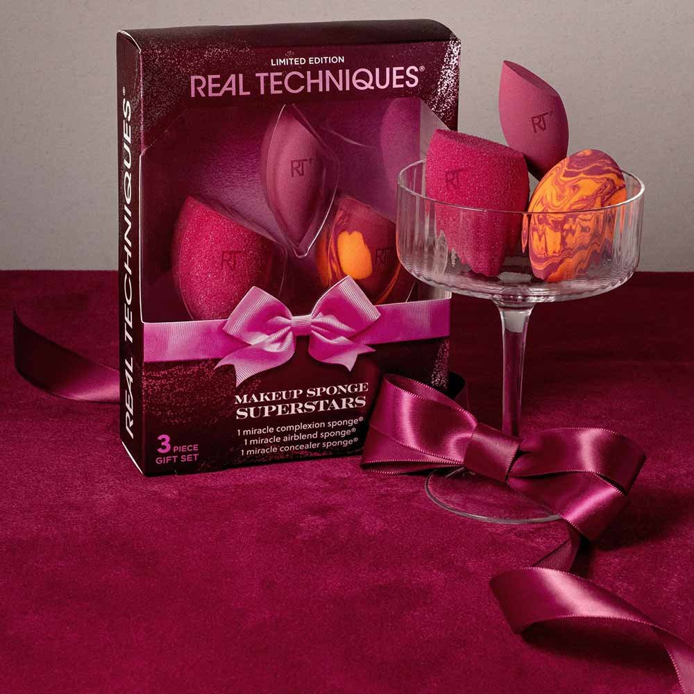 Kit de Esponjas Real Techniques Makeup Sponge Superstars ÚNICO 2