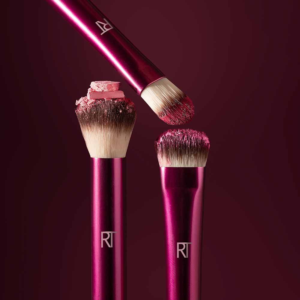 Kit de Pincéis Real Techniques Cherry On Top MesmerEYES Brush Trio ÚNICO 7