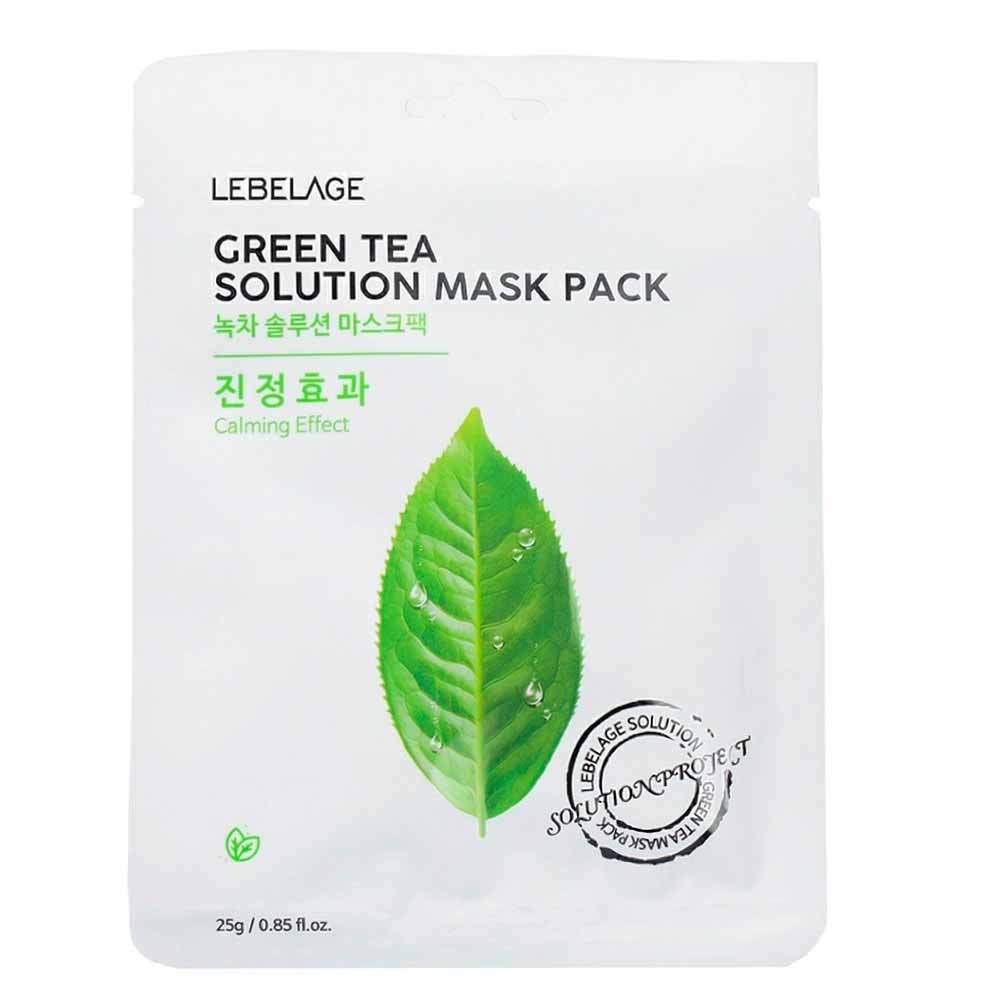 Máscara Facial de Chá Verde Lebelage