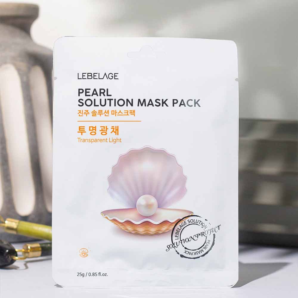 Máscara Facial de Pérolas Lebelage 25ml 3