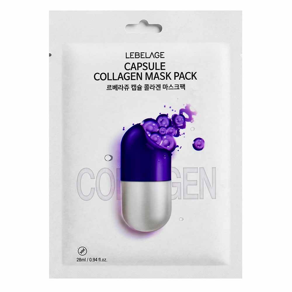 Máscara Premium de Hidratação de Cápsula de Colágeno Lebelage