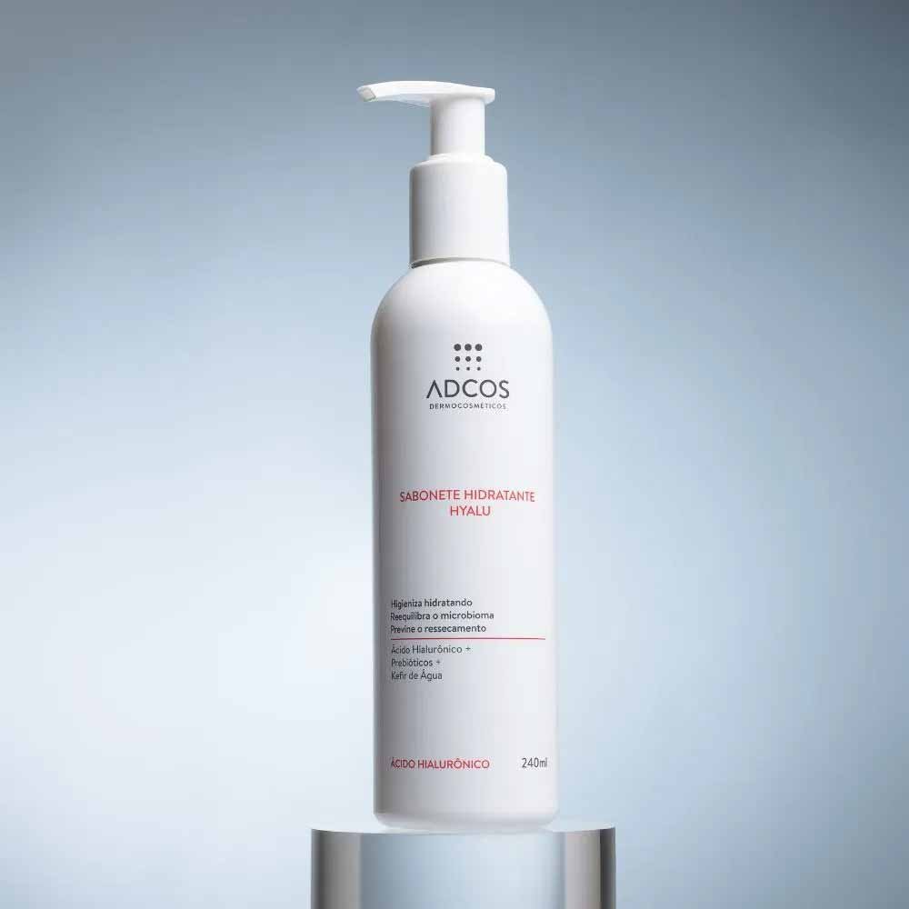 Sabonete Facial Hidratante Adcos Hyalu 240ml 2