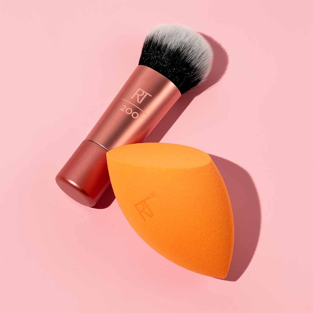 Kit de Maquiagem Real Techniques Mini Travel Duo - Pincel + Esponja ÚNICO 3