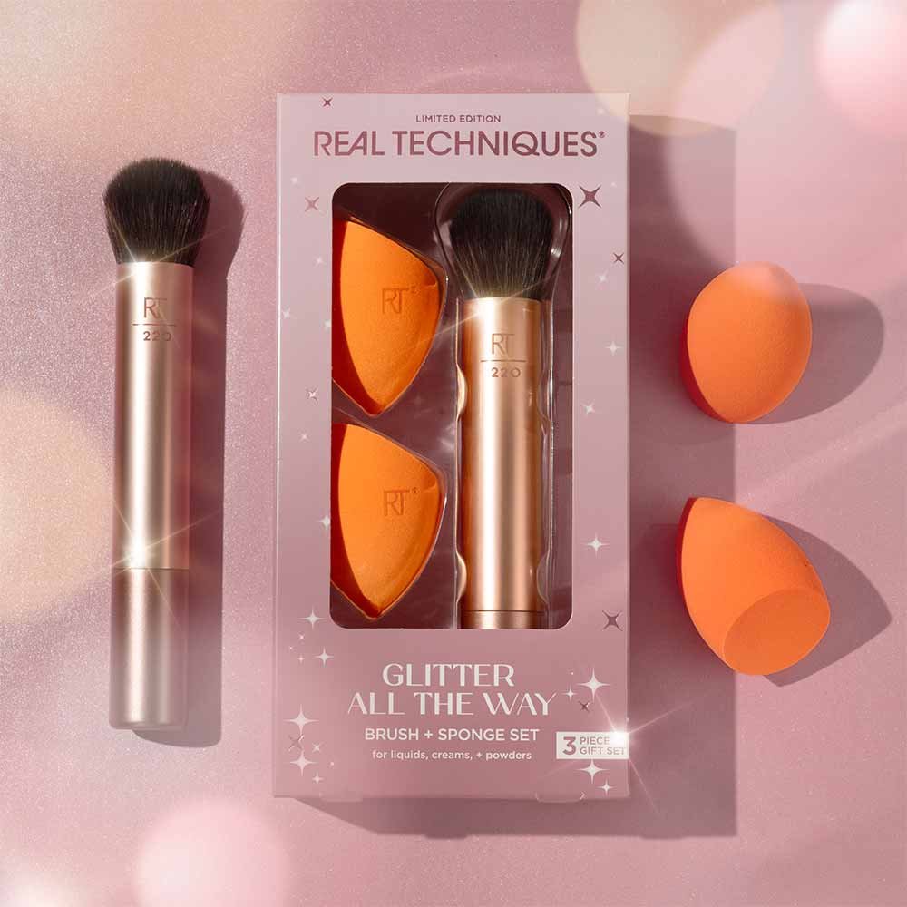 Kit de Pincéis Real Techniques Edição Limitada - Glitter All The Way ÚNICO 3