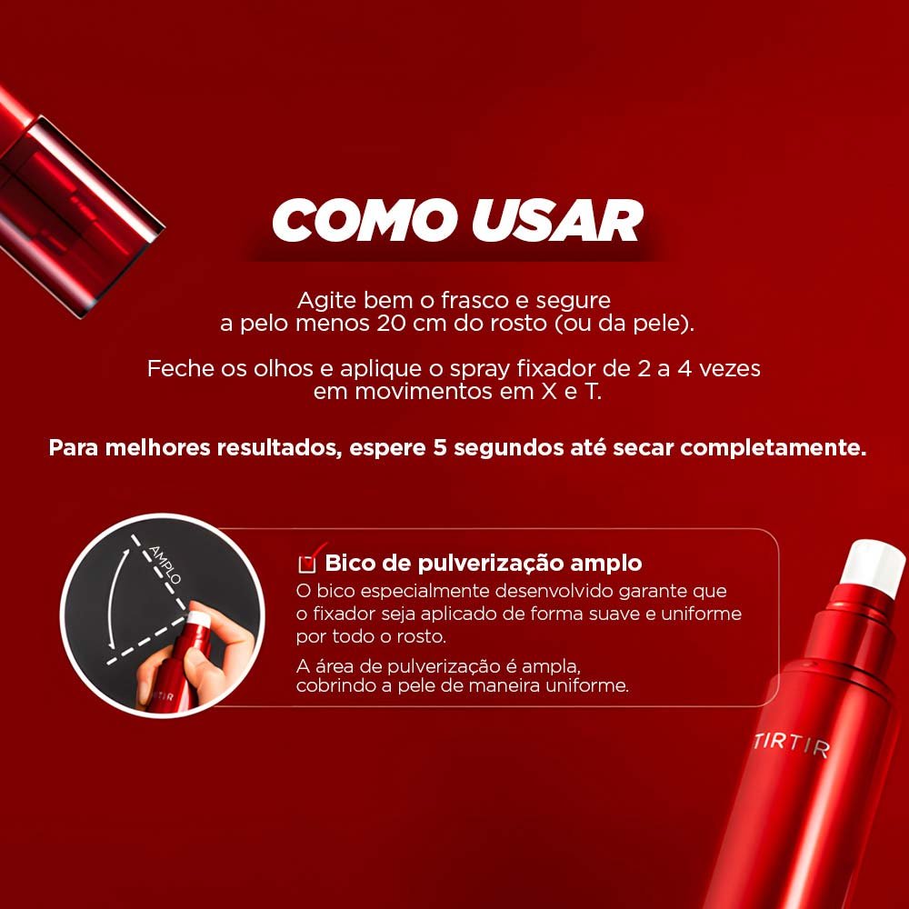 Spray Fixador de Maquiagem Tirtir Mask Fit Make-up Fixer 80ml 5