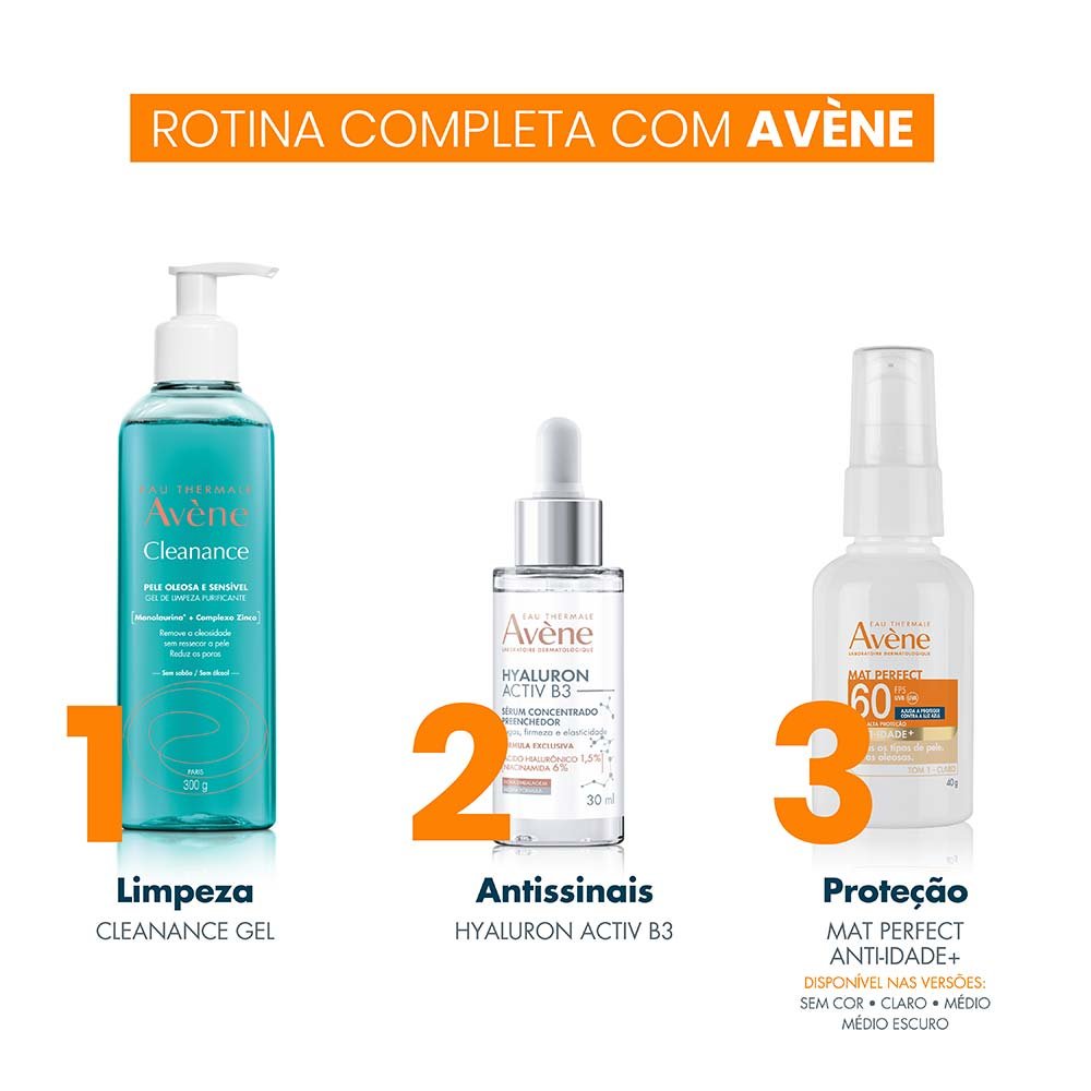 Protetor Solar Facial Avène Mat Perfect Anti-Idade FPS60 Médio 9