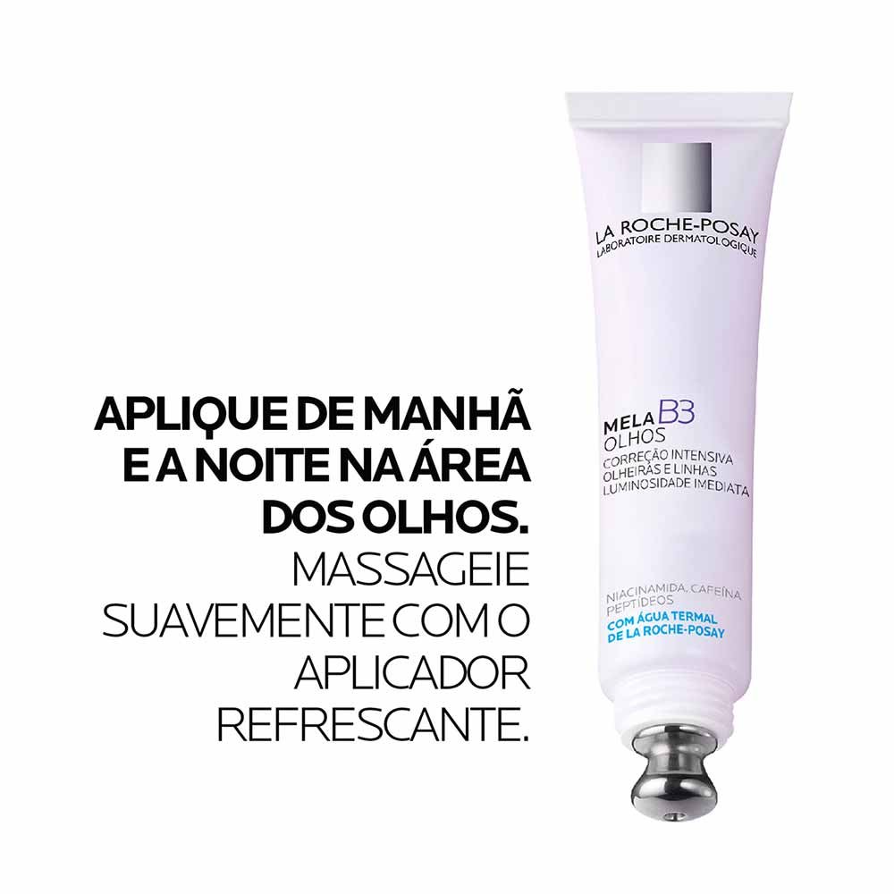 Creme Antimanchas e Antirrugas Área dos Olhos La Roche-Posay Mela B3 Olhos 15ml 6