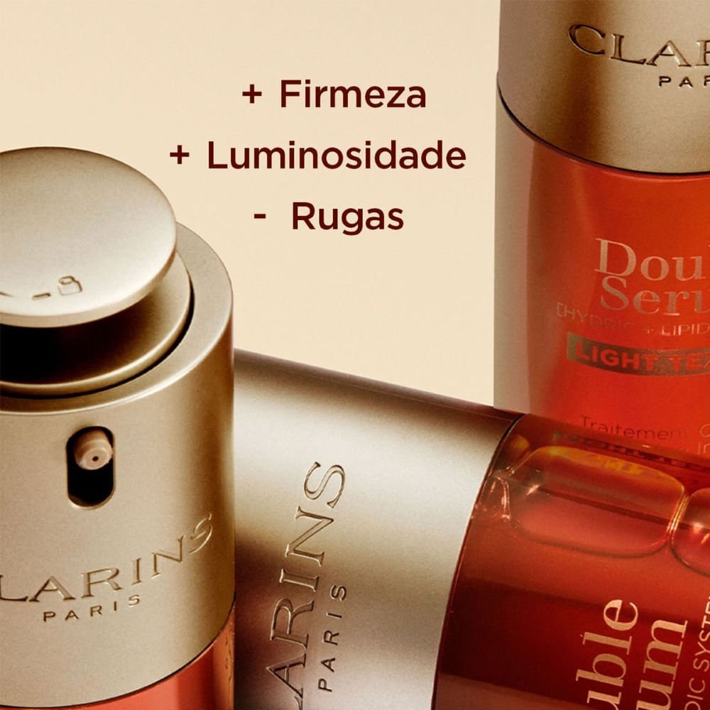 Sérum Facial Antirrugas Clarins Double Serum Light Texture 50ml 3