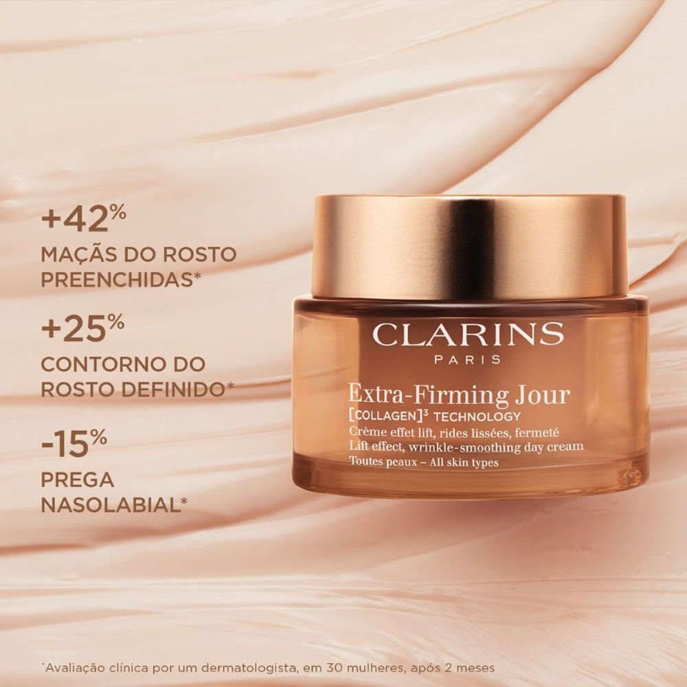 Refil Creme Facial Diurno Clarins Extra-Firming Day Cream 50ml 3