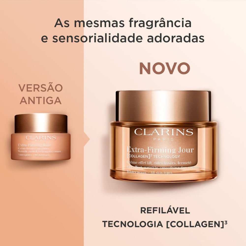 Refil Creme Facial Diurno Clarins Extra-Firming Day Cream 50ml 8