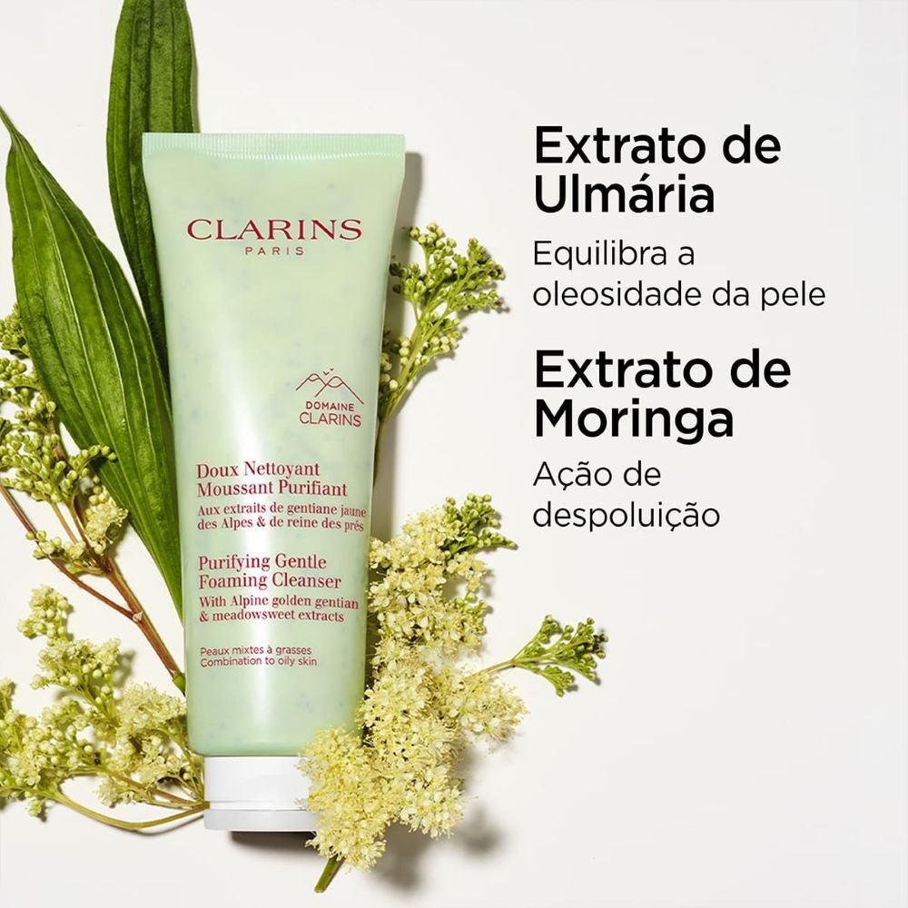 Espuma de Limpeza Facial Clarins Purifying Gentle Foaming Cleanser 125ml 3