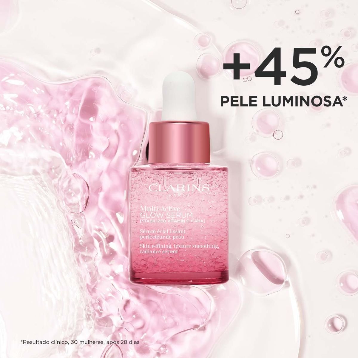 Sérum de Luminosidade Clarins Multi Active Glow Serum 30ml 4